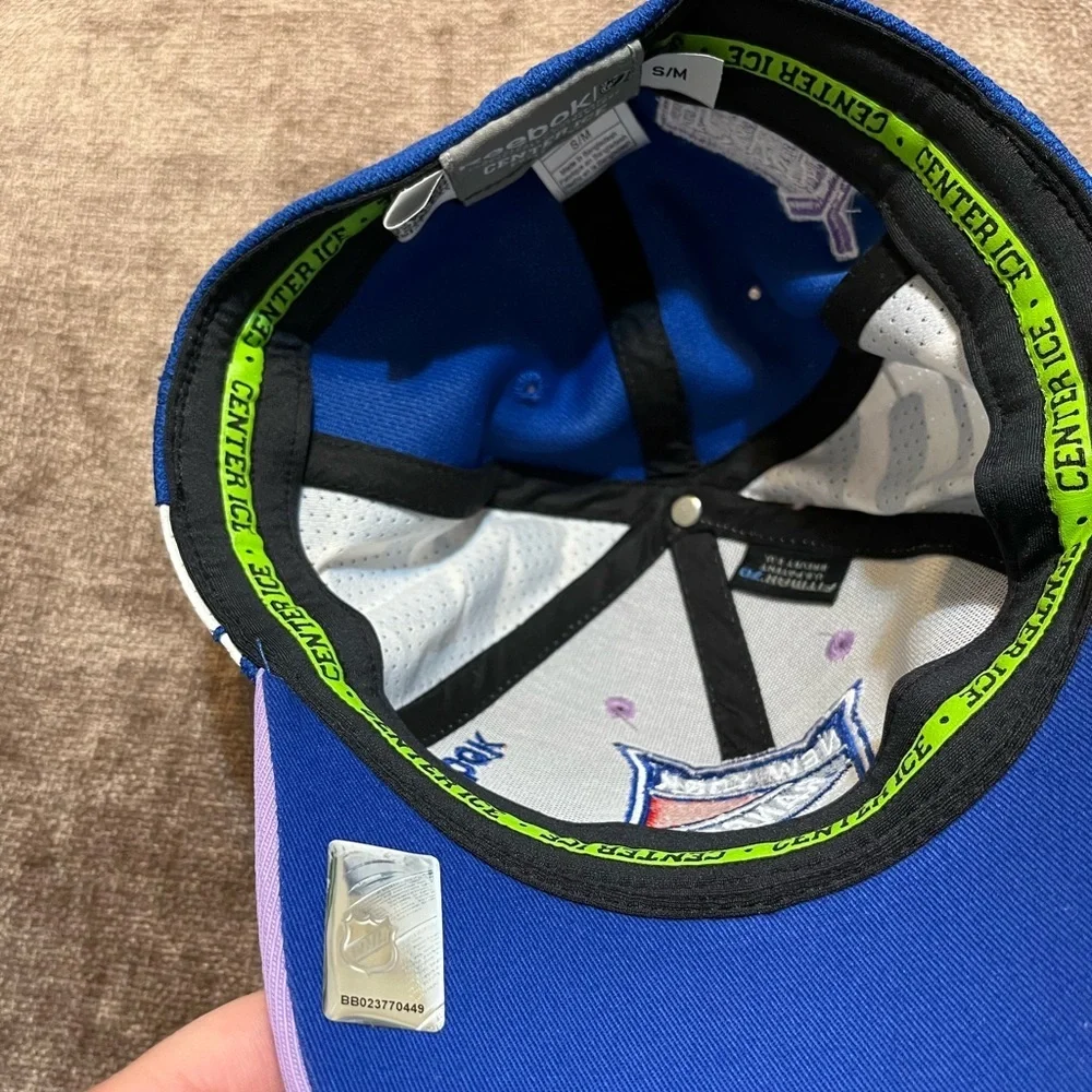 Reebok New York Rangers Hat - Limited Edition Purple & Bright Blue Cap